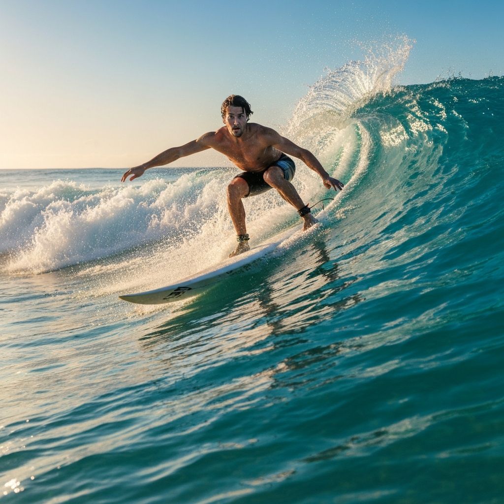 Surfen op de Atlantische kust